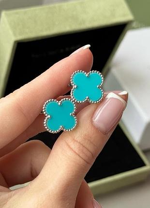 Шикарні сережки van cleef &amp; arpels