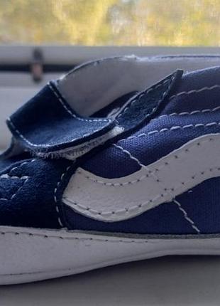 Новые кожаные пинетки кеды фирмы vans оригинал