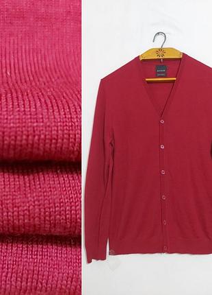 Вязаный кардиган из мериношерсти на пуговицах baumler