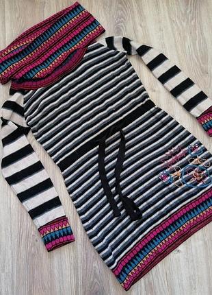 Платье туника свитер desigual л .