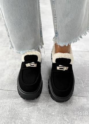 Лоферы утепленные views