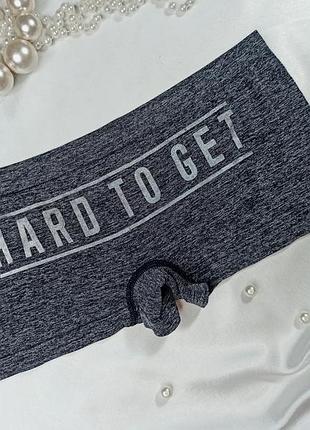 💎 бесшовные эластичные стильные трусики трусики шортики censored "hard to get" 💎