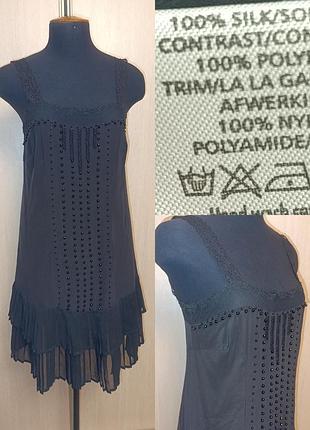 Маленькое чёрное шёлковое платье в стиле 1920 голов гетсби