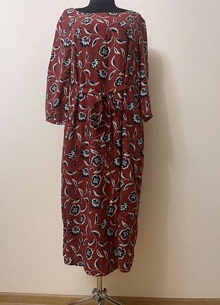 Жіноча сукня міді  14 розміру seasolt котон/ віскоза