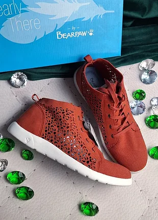 Bearpaw оригінал терракотові невагомі зручні кеди з м'якої замші