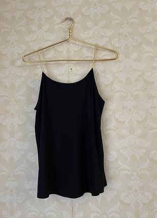 Майка з цепочними шлейками