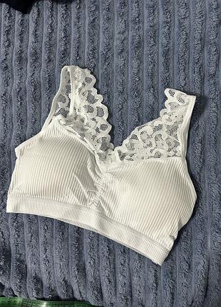 Топ 😍  жіночий білий мереживо