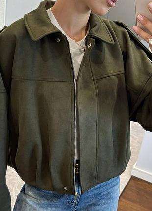 Бомпер замш женский