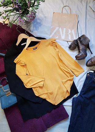 Лонгслів жіночий трикотажний в рубчик светр жіночий реглан жіночий