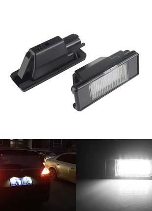 Світлодіодні лампи підсвічування номерного знака для peugeot / citroën