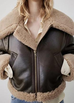 Дубленка zara