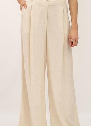 Розкішні лляні брюки хл