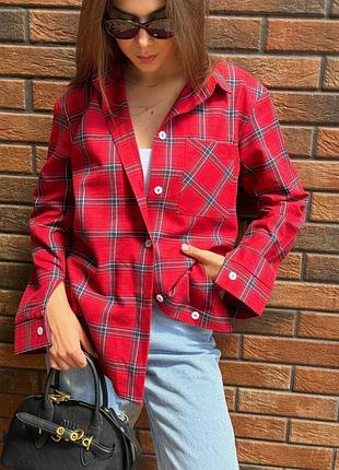 Сорочка накидка рубашка фланель