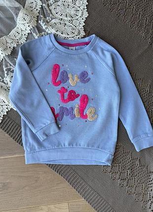 Світшот кофта на дівчинку 2-3 роки