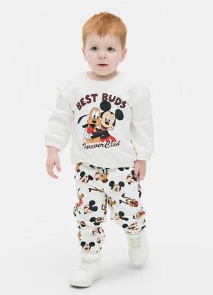 Модный теплый костюм с начесом для мальчика или девочки на 98 рост