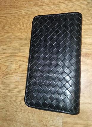 Кожаный кошелек bottega veneta