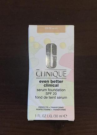 Коригувальний тональний крем clinique even better clinical spf 20