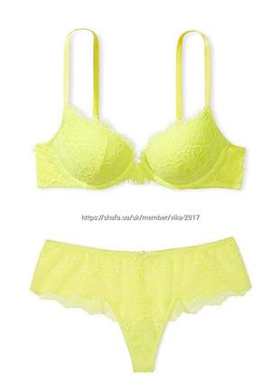 Комплект білизни пуш-ап вікторія сікрет victorias secret