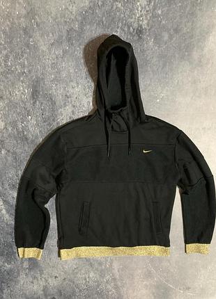 Худі кофта чоловіча чорна з капюшоном nike оригінал xs