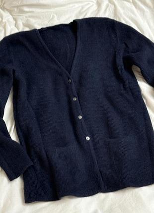 Кардиган темно синій кашемір