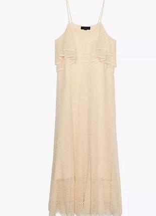Сукня мереживо волани