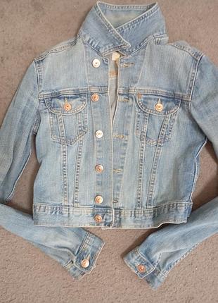 Катоновый джинсовый пиджак куртка