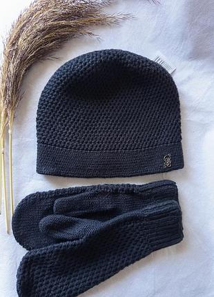 Sale! комплект шапка і рукавиці