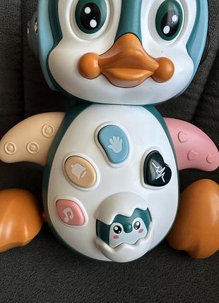 Пінгвін музичний, підсвічування, мелодії, звуки, рухається