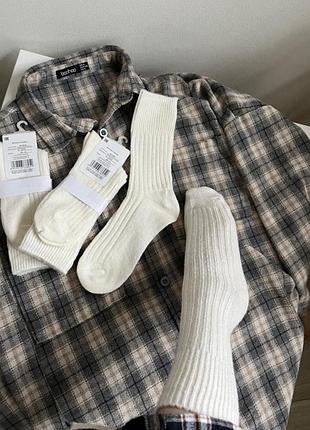 Високі жіночі  теплі шкарпетки / жіночі білі довгі шкарпетки/білі теплі шкарпетки/ шкарпетки зимові/кашемірові довгі шкарпетки