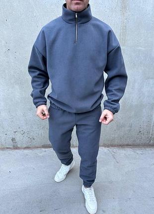 Чоловічий теплий повсякденний костюм