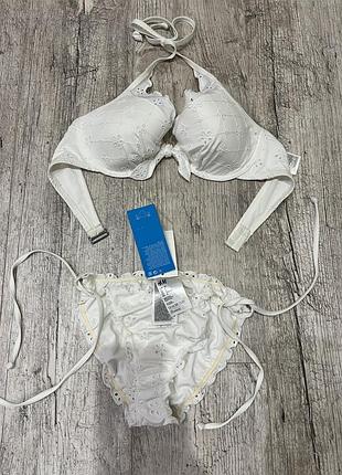 Купальник з прошвою