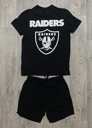 Футболка та шорти nfl raiders