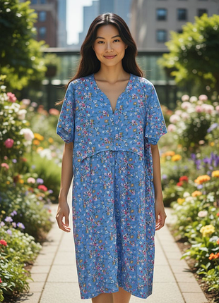 Платье летнее женское из штапеля