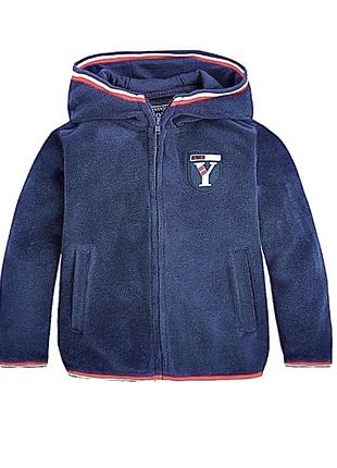 Нова з бірками флісова толстовка на блискавці для хлопчика mayoral (4418) на 110 зріст