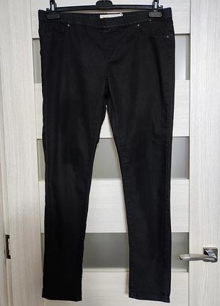 Джеггинсы черные джинсы скинни зауженные