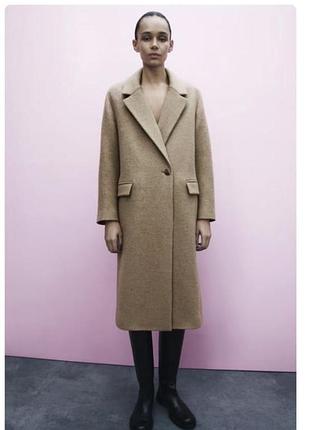 Пальто находка 100% кашемир zara