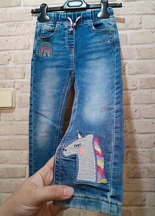 Джинсы next на девочку 3-4 года
