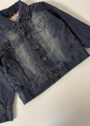 Джинсова курточка з утепленням, 3/4/5 роки 98/104/110 зріст