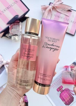 Strawberry and champagne victoria’s secret оригінал спрей міст мист лосьйон вікторія сікрет виктория сикрет