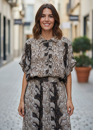 Шифоновая блуза, шифоновый костюм