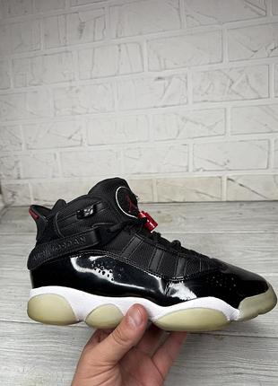 Крутые черные кроссовки air jordan 6 rings