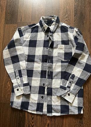 Рубашка в клітинку тепла дитяча