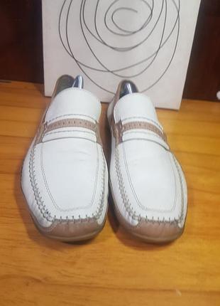 Мокасины кожаные, 45р.