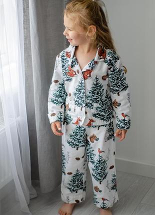 Дитяча піжама з теплої фланелі