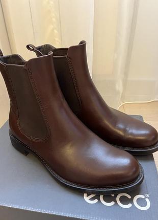 Челсі ботинки жіночі шкіряні бренду ecco