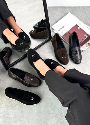 Мокасины натуральная замша