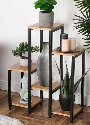 Подставка для цветов cvt-8 металлическая многоуровневая стойка