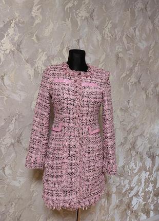 Женское шерстяное пальто пиджак