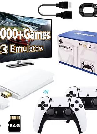 Мини консоль для видеоигр ретро портативный проигрыватель на 20000 игр беспроводной контроллер