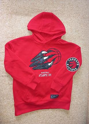 Фирменная утепленная кофта-толстовка 6-8лет